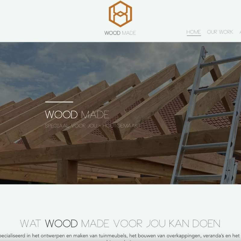 Assistual webdesign WoodMade