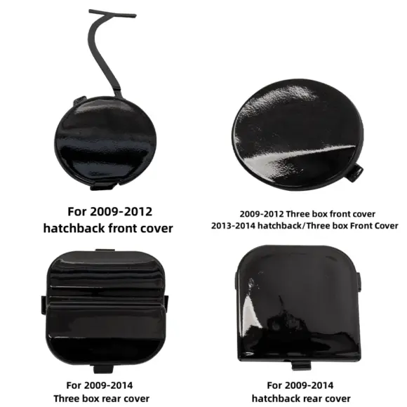 Front Rear Bumper Towing Hook Cover for Ford Focus 2009 2010 2011 2012 2013 2014 Hatchback / Sedan Tow Hauling Trailer Eye Cap - Image 2