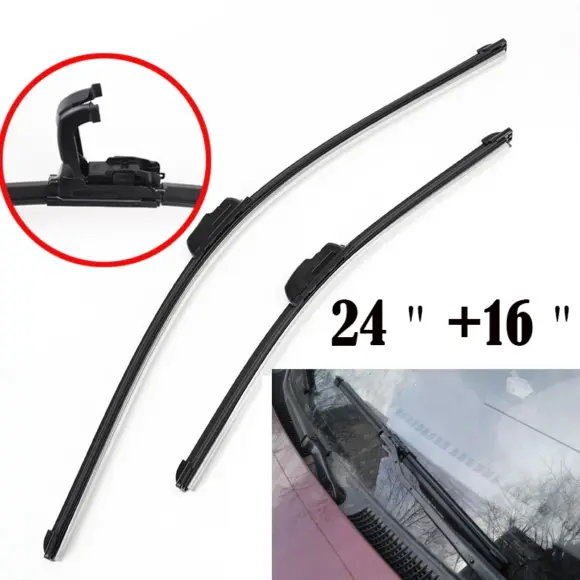 XUKEY Front Rear Windscreen Wiper Blades Set For Hyundai Tucson JM For Kia Sportage JE/KM 2005 2006 2007 2008 2009 2010 - Image 2