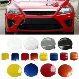 Front Rear Bumper Towing Hook Cover for Ford Focus 2009 2010 2011 2012 2013 2014 Hatchback / Sedan Tow Hauling Trailer Eye Cap