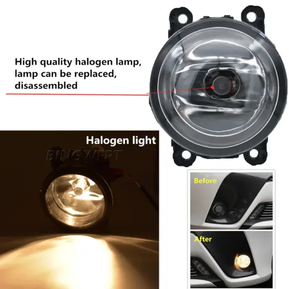 2x For Mitsubishi Attrage Mirage G4 2020-2022 NEW Fog Lamp DRL H11 12V Fog Lamps Daytime Running Light Fog Lights Left+Right - Image 6