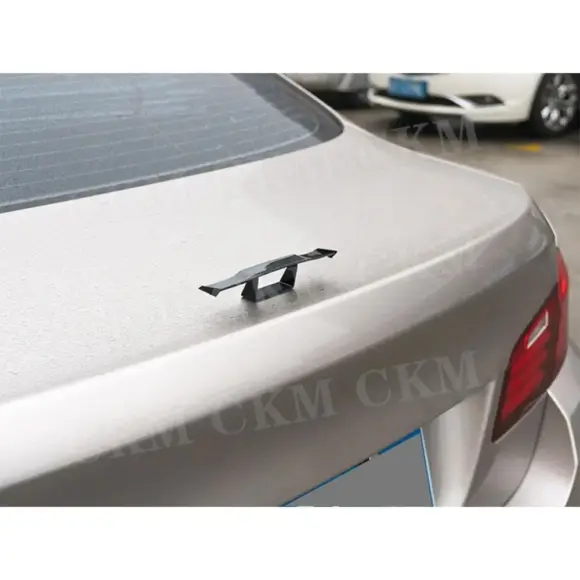 GT Style Carbon Look Car Rear Spoiler Mini Wings Decoration Auto Accessories Black Blue Red White Grey Winglet - Image 4
