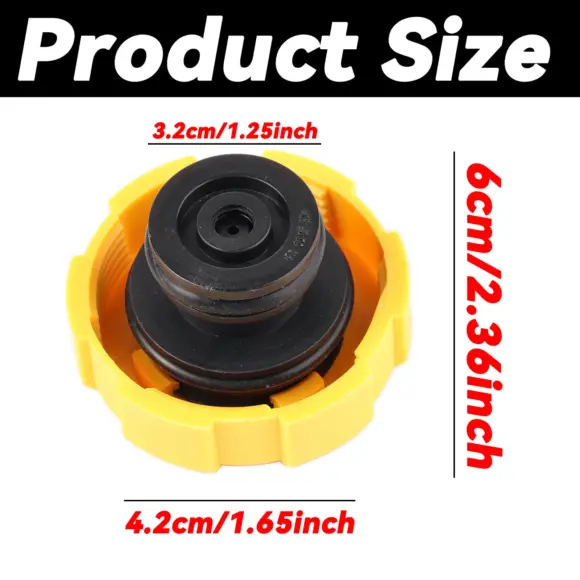 No Assembly Radiator Coolant Header Tank Cap For SAAB 9-3 Vauxhall OPEL Astra h Zafira b Vectra c Corsa d Signum 1304677 9202799 - Image 2