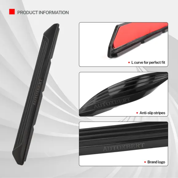 Universal Rear Bumper Guard Decoration Strip Anti Scratch Tailgate Door Cover Molding Protector Trim Exterior Kit Car SUV VAN - Image 5