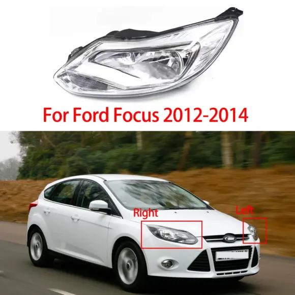 Front Bumper Fog Lights For Ford Focus 2012 2013 2014 Left Right Waterproof Anti-fog Lights Fog Lamp Assembly Car Accessories