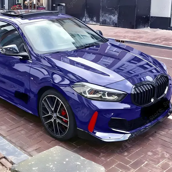 Carbon Look Car ABS Plastic Body Kit Front/Rear Bumper Spoiler For BMW 1 Series F40 M-PACK & M135i 2019-2024 Wind Knife Cover - Image 3