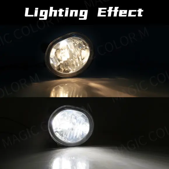 For Toyota Matrix Pontiac Vibe 2003 2004 2005 2006 2007 2008 Fog Light Lamps Clear Lens Bumper Headlights Driving Left/Right 12V - Image 4